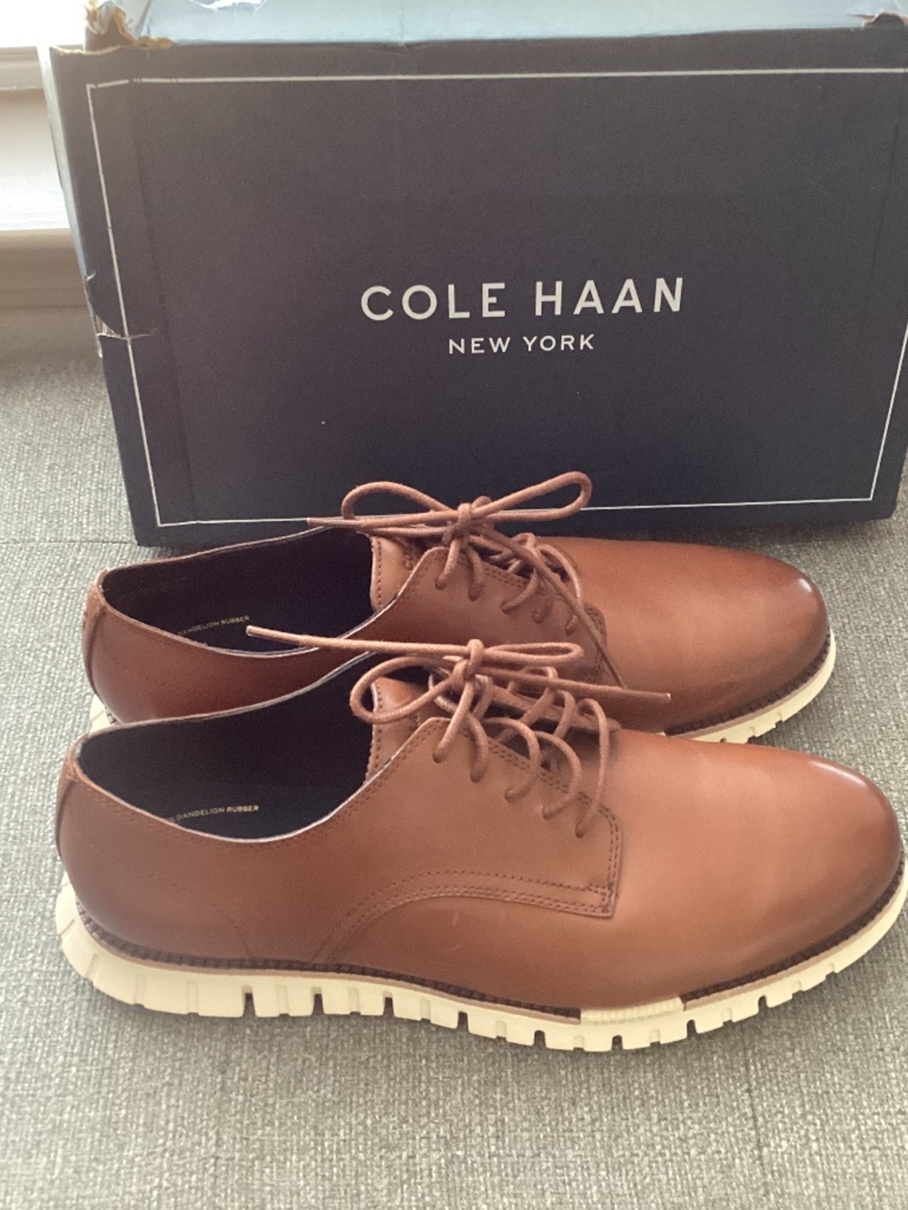 Cole Haan ZeroGrand Remastered Plain Toe Derby, size 10.5
